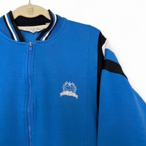 Vintage Dior Christian Dior Monsieur Sweater Blue Track Jacket Full Zip